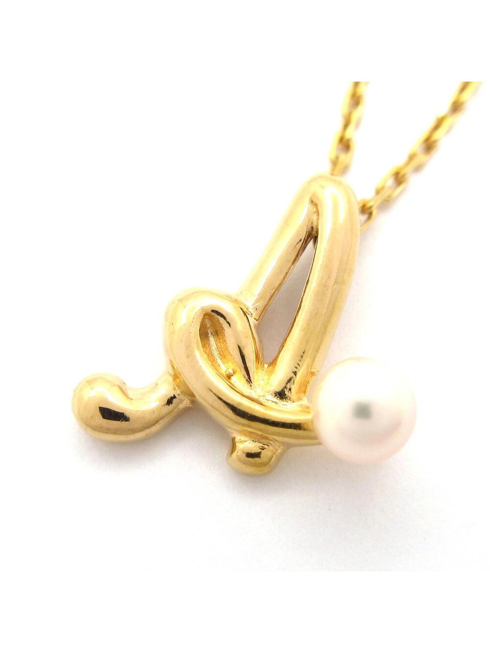 Tasaki 18K Yellow Gold Pearl Necklace #283483T11B